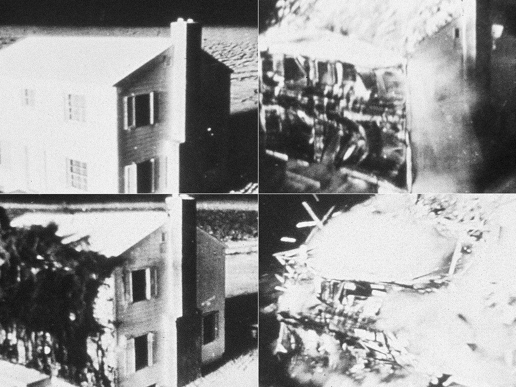 1953年内华达核试验中被摧毁的试验房屋